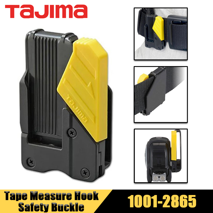 Tape Dispenser Weighted - TAJIMA 1001-2865 Multifunktionaler Maßbandhaken, Sicherheitsschnalle, Gürtelclip
