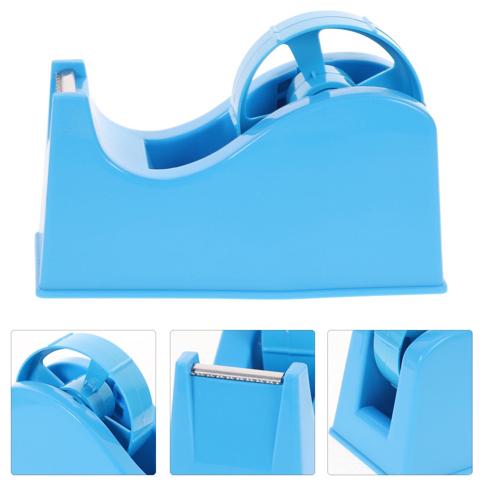 Tape Dispenser Weighted - Desktop-Klebebandspender mit Gewichtsbasis, rutschfester Klebebandschneider, Büromaterialhalter,