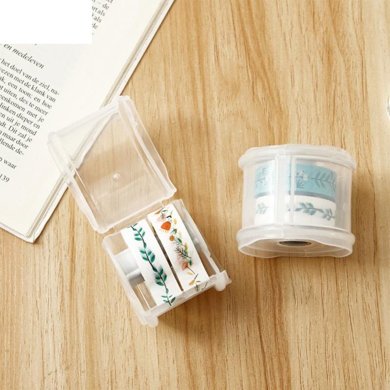 4 Stück Kunststoffband-Aufbewa – Tape Dispenser Weighted Bewertung und Preis