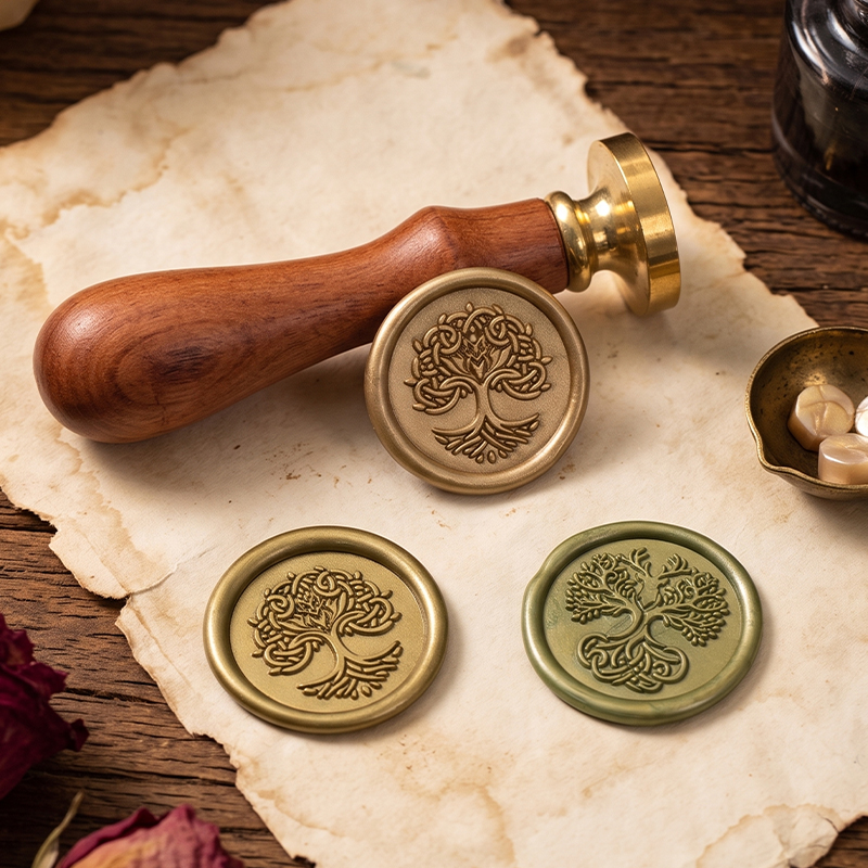 Wachssiegelstempel-Set „Baum-S – Wax Seal Stamp Set Bewertung und Preis