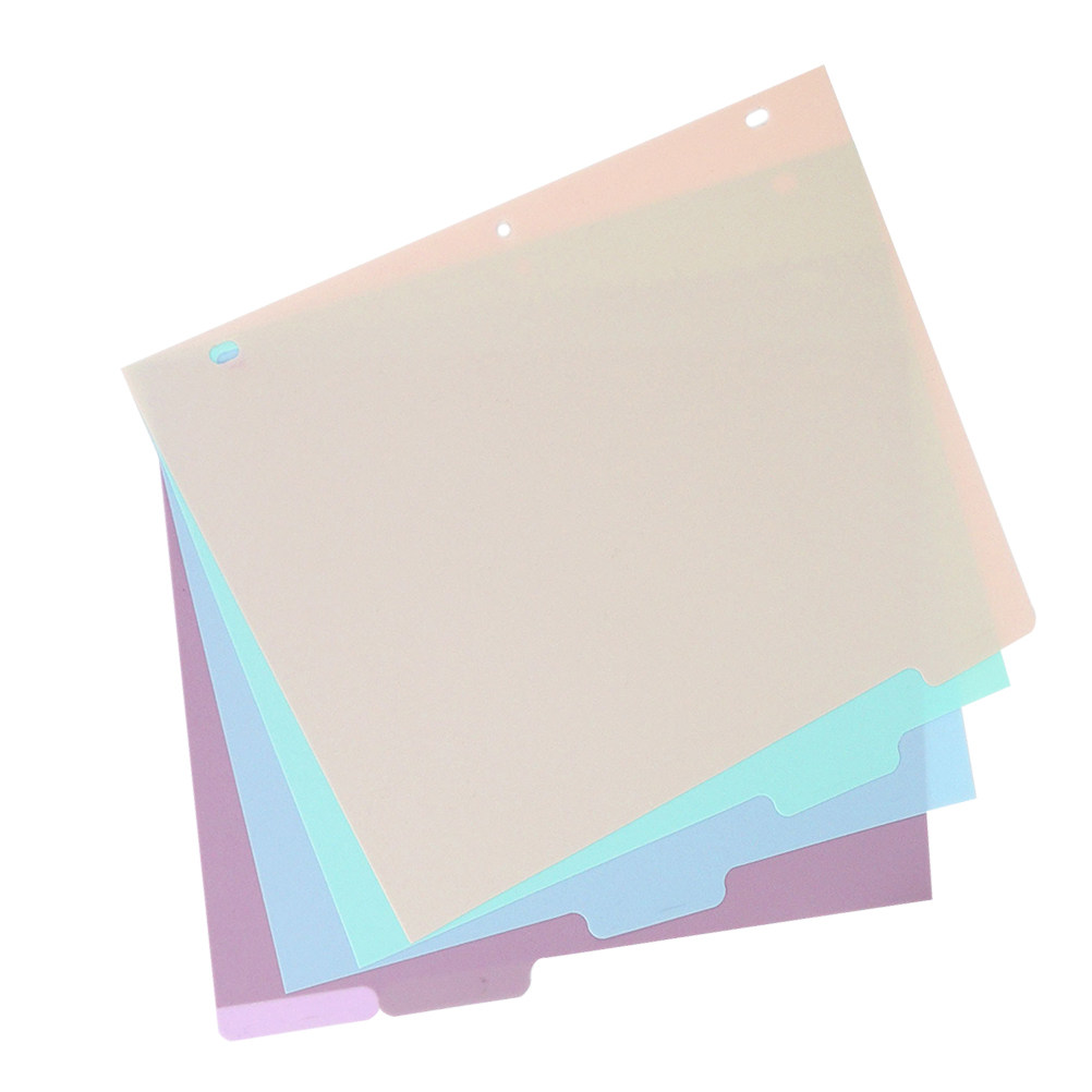 1 Set mattierte PP-A4-Ordner-T – Tab Divider A4 Bewertung und Preis