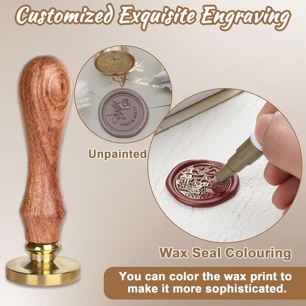 Personalisierter Wachssiegel-S – Wax Seal Stamp Set Bewertung und Preis