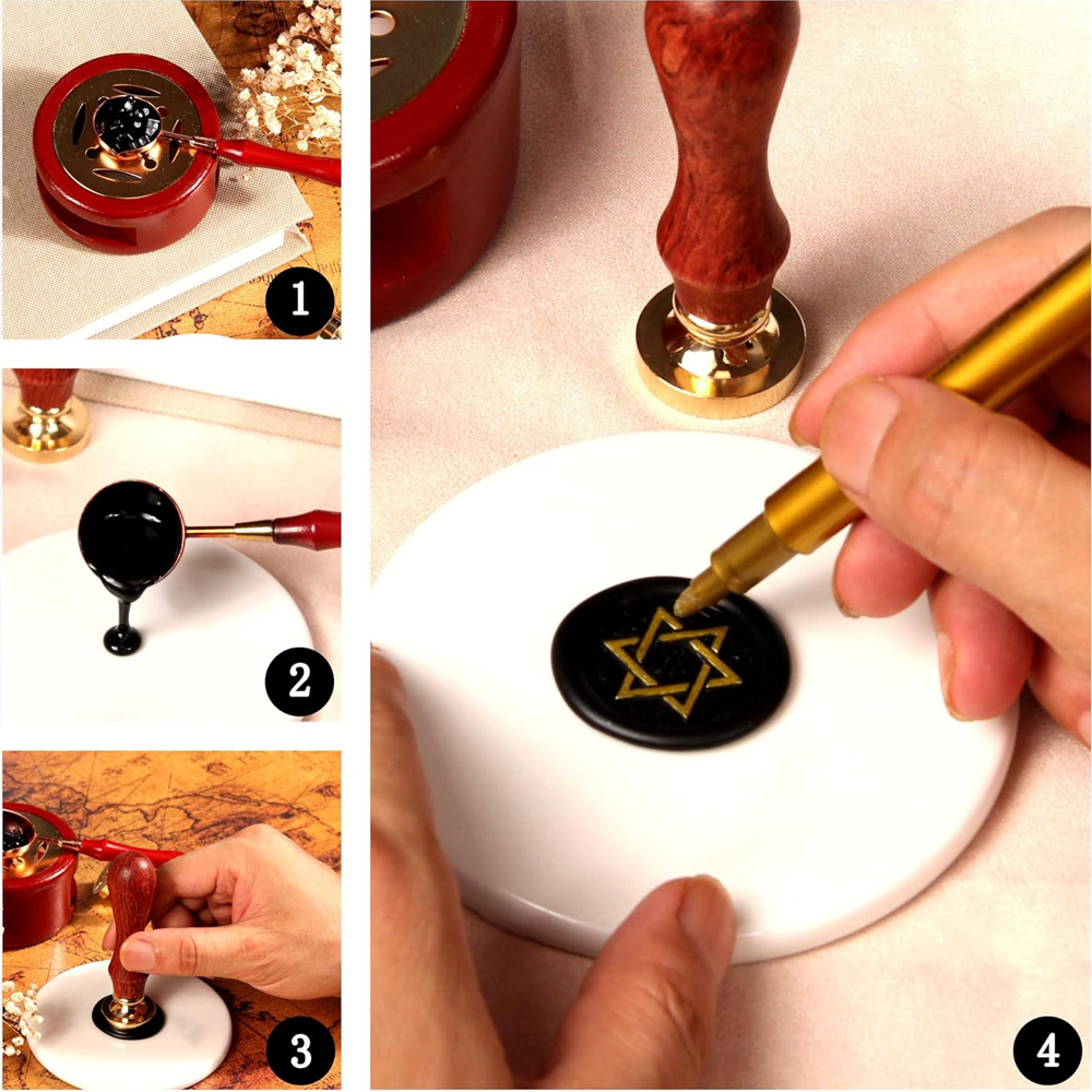 Personalisierter Wachssiegel-S – Wax Seal Stamp Set Bewertung und Preis