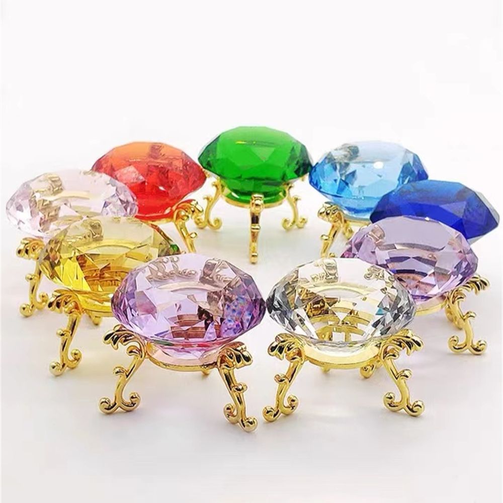 10 Farben Kristall Diamant gef – Paper Weight Crystal Bewertung und Preis