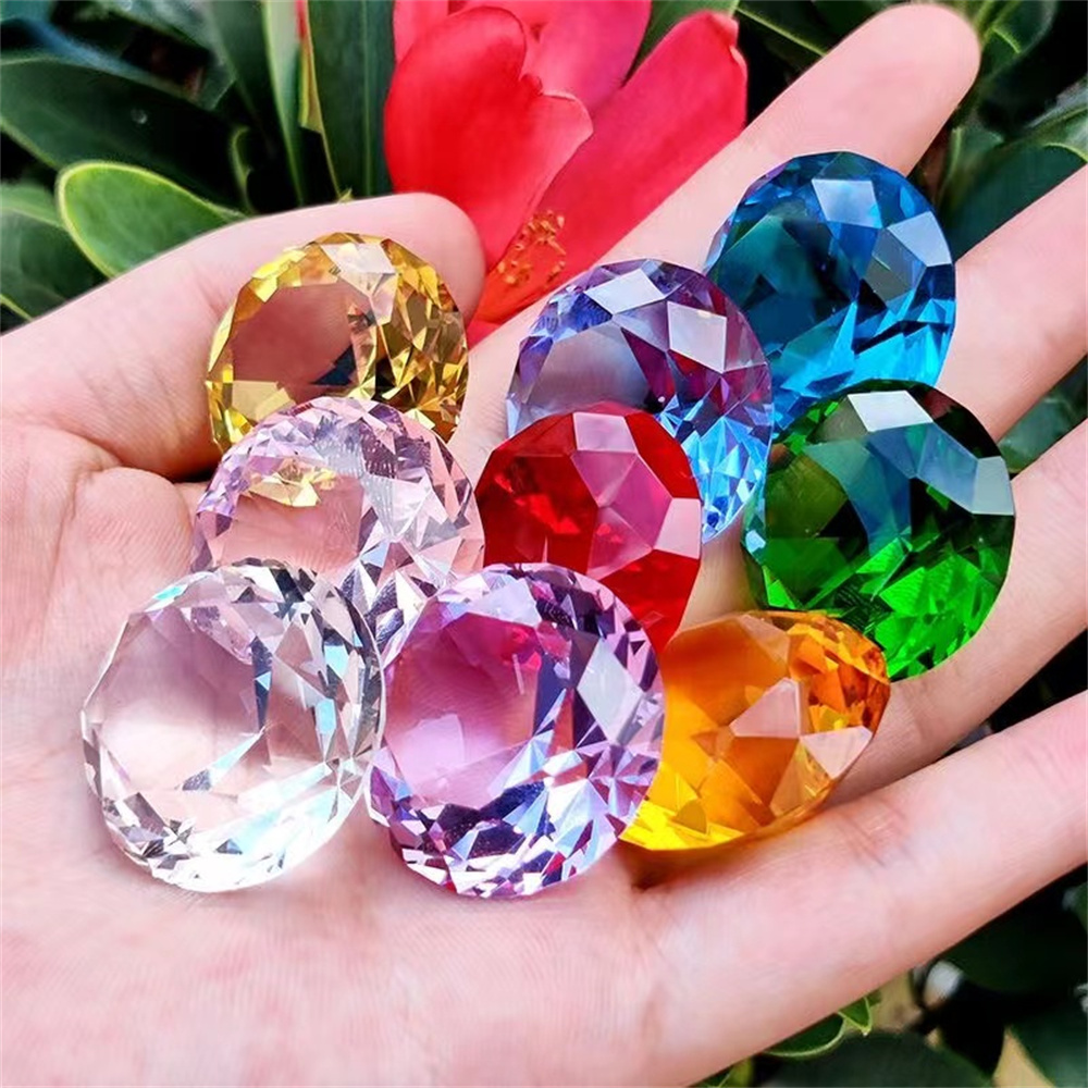 10 Farben Kristall Diamant gef – Paper Weight Crystal Bewertung und Preis