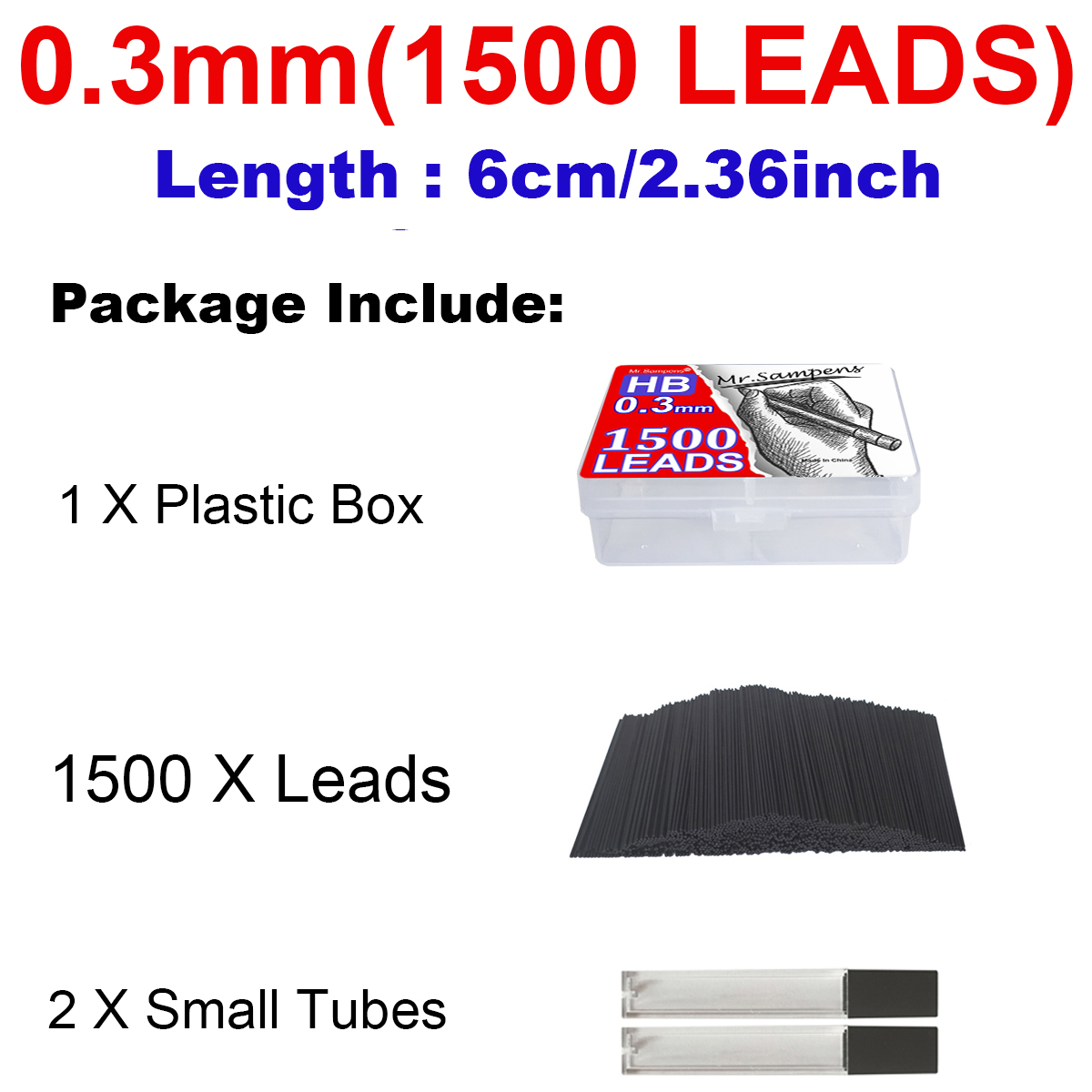 1500er-Pack 0,3 mm HB-Automati – Mechanical Pencil 0.3 Bewertung und Preis