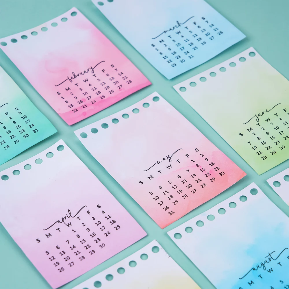 Kalender, Datum, 2026, transpa – Rubber Date Stamp Bewertung und Preis